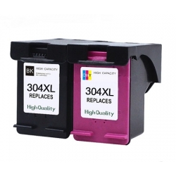 2X tusz HP 304XL do HP DeskJet 2620 2630 2632 2633 3730 3735 3720 - zamienniki nowy chip